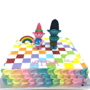 Novelty Trolls Birthday Cake by Just Heavenly