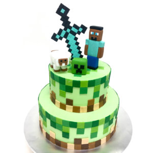 Novelty Minecraft Cake by Just Heavenly