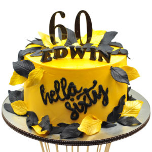 60 Birthday Novelty Cake by Just Heavenly